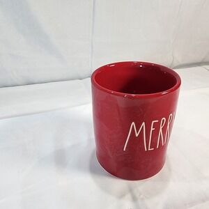 Rae Dunn Merry Small Red Jar Artisan Collection By Magenta 213